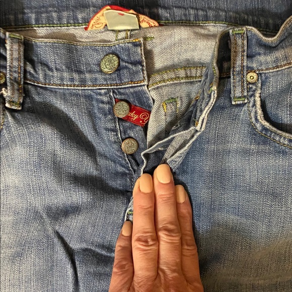 Lucky Jeans with the embroidery logo on side - Picture 2 of 8